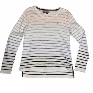 Tommy Hilfiger Striped Crewneck Sweater | S |